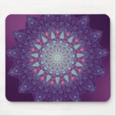 Lila Star Mandala Mousepad (Vorne)
