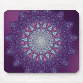 Lila Star Mandala Mousepad