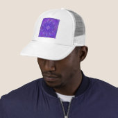 Lila Star Mandala Truckerkappe (Beispiel)