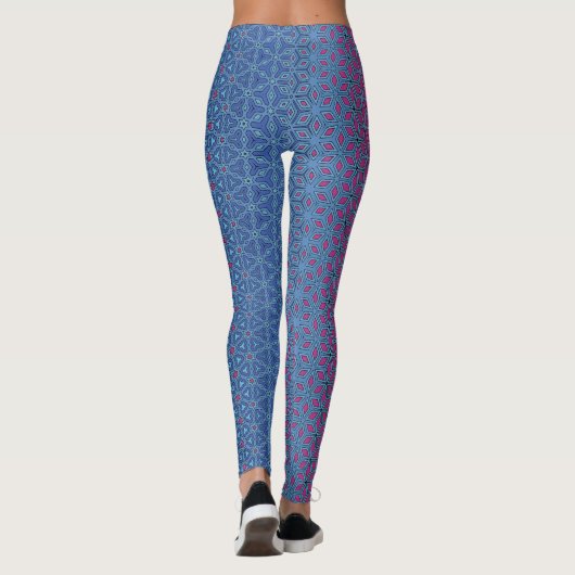 Lila Star Metamorphe Leggings (Rückseite)