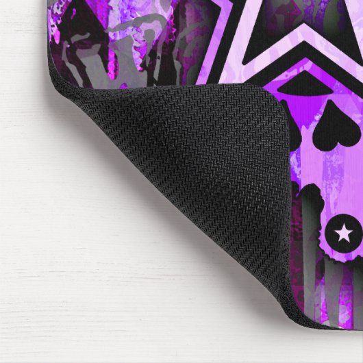 Lila Star Mousepad (Ecke)