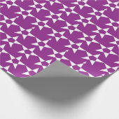 Lila-Star-Mustertrennpapier Geschenkpapier (Ecke)