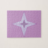 Lila Star Puzzle (Horizontal)