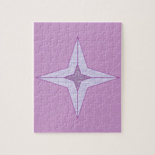 Lila Star Puzzle (Vertikal)