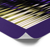 Lila Star-Reflektionen Poster (Ecke)