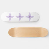 Lila Star Skateboard (Horizontal)