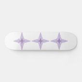 Lila Star Skateboard (Horizontal)