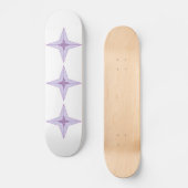 Lila Star Skateboard (Vorderseite)