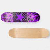 Lila-Star-Skateboard Skateboard (Horizontal)