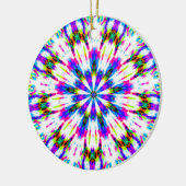 Lila Star Snowflake Keramik Ornament (Links)