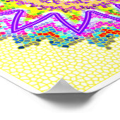 LILA Star Sparkling Chakra Poster (Ecke)