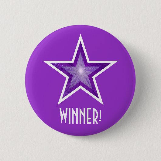 Lila-Star-Taste "WINNER" lila Button (Vorderseite)