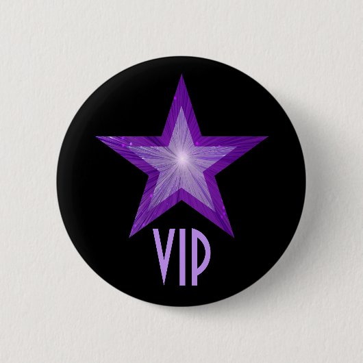Lila-Star-VIP-Taste schwarz Button (Vorderseite)