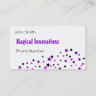 Lila Star Visitenkarte