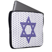 Lila Star von David Seamless Laptopschutzhülle (Vorne Rechts)