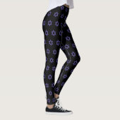 Lila Star von David Seamless Leggings (Rechts)