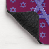 Lila Star von David Seamless Mousepad (Ecke)