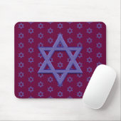 Lila Star von David Seamless Mousepad (Mit Mouse)