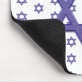 Lila Star von David Seamless Mousepad (Ecke)