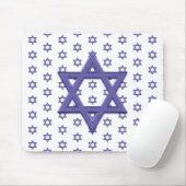 Lila Star von David Seamless Mousepad (Mit Mouse)