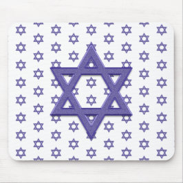 Lila Star von David Seamless Mousepad