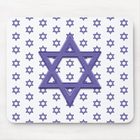Lila Star von David Seamless Mousepad (Vorne)