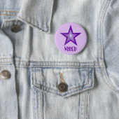 Lila Star 'WINNER' Button blass lila! (Beispiel)