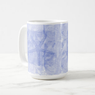 Lila Starfish Kaffeetasse