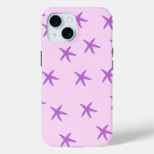 Lila Starfish TelefonCase Case-Mate iPhone Hülle (Rückseite)