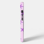 Lila Starfish TelefonCase Case-Mate iPhone Hülle (Rückseite / Links)