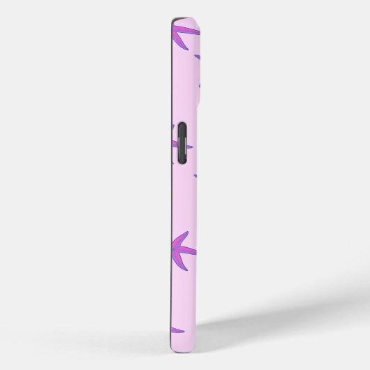 Lila Starfish TelefonCase Case-Mate iPhone Hülle (Rückseite / Rechts)