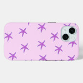 Lila Starfish TelefonCase Case-Mate iPhone Hülle (Rückseite (Horizontal))