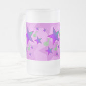 Lila Starlight Lullaby Mattglas Bierglas (Vorderseite Links)