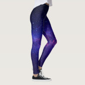 Lila Starry Night Galay Leggings (Rechts)