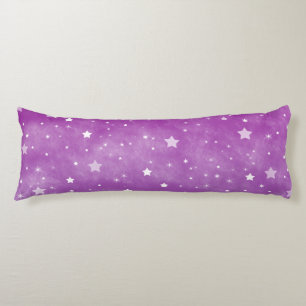 Lila Starry Night Sky Seitenschläferkissen