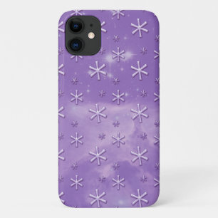 Lila Starry Sky Astrisk-Muster Case-Mate iPhone Hülle