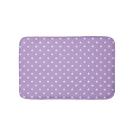 Lila Stars Bath Mat Badematte