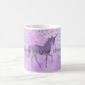 Lila Stars Confetti Kaffeetasse (Mittel)
