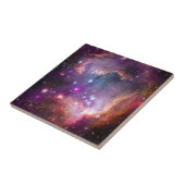 Lila Stars Galaxy Weltraumastronomie Fliese (Seite)