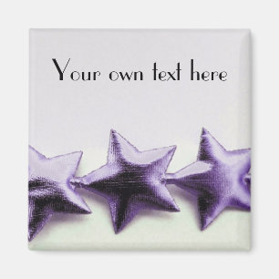 Lila Stars Magnet