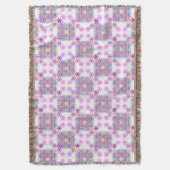 LILA STARS PATTERN DECKE (Vorderseite Vertikal)