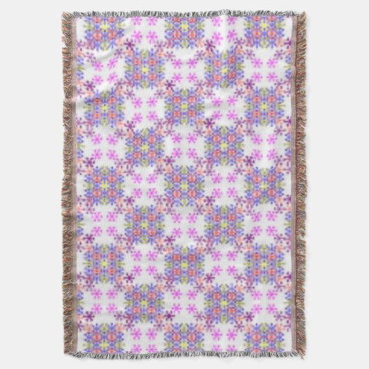 LILA STARS PATTERN DECKE (Vorderseite Vertikal)
