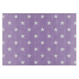 Lila Stars-Schneidebrett Schneidebrett