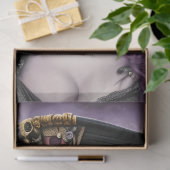 Lila Steampunk Beauty Seidenpapier (Geschenk)
