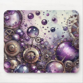 Lila Steampunk Mousepad