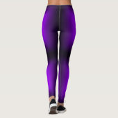Lila Steigungs-Leggings Leggings (Rückseite)