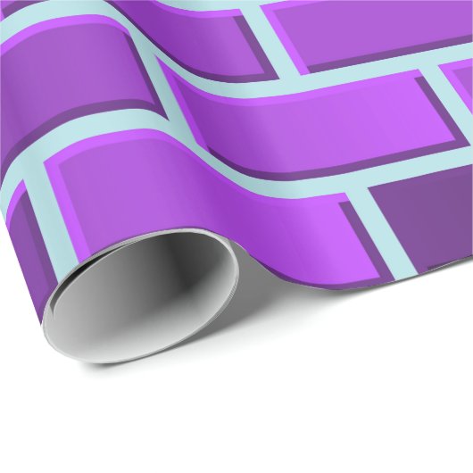 Lila Steine Geschenkpapier (Rolleneckpunkt)