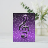 Lila Steine!_ Postkarte (Stehend Vorderseite)