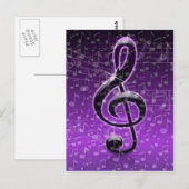 Lila Steine!_ Postkarte (Vorne/Hinten)