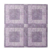 lila Steinfliese Fliese (Vorderseite)